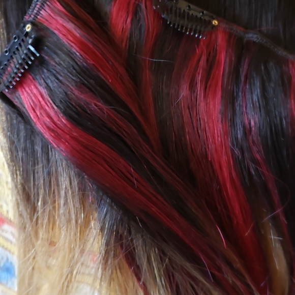 🆕️ Fun Warm Color Blends 💜❤ Real Human Hair Extensions - Picture 5 of 8